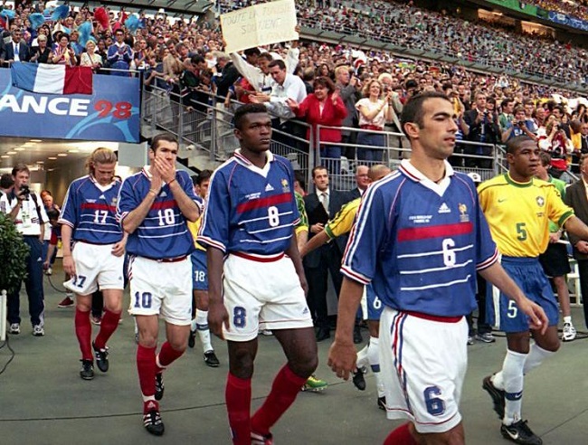 Feuille de Match France Brésil 98 N°2 Zidane Finale 1998 Coupe du Monde 